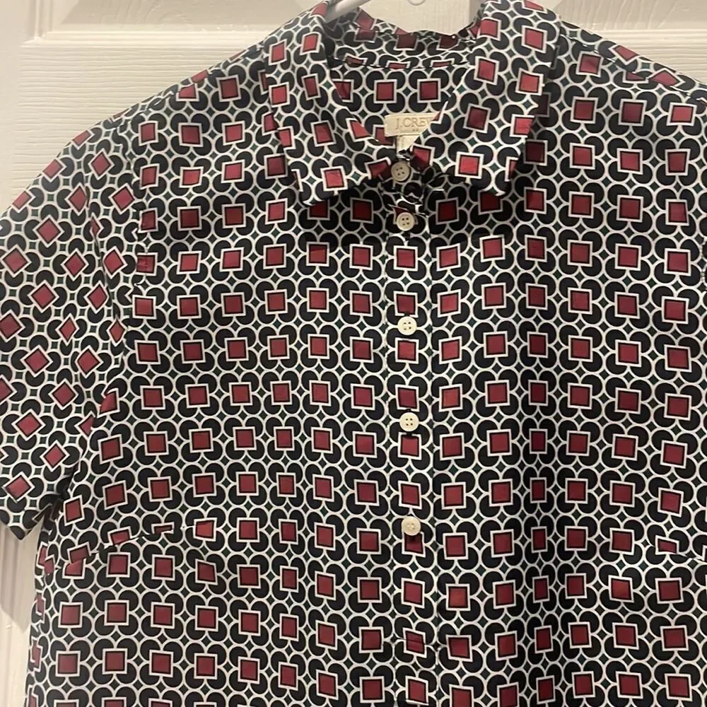 J.Crew dress with collar and buttons SZ 2